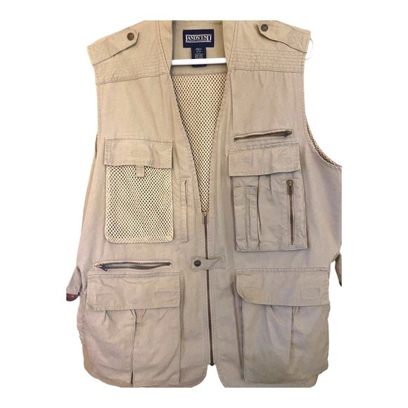 Lands End Other - Lands End Outdoor Vented Utility Fly Fishing Vest Men's XL 46-48 Hunting Camping